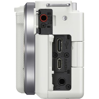 Цифровий фотоапарат Sony Alpha ZV-E10 kit 16-50mm White (ZVE10LW.CEC)