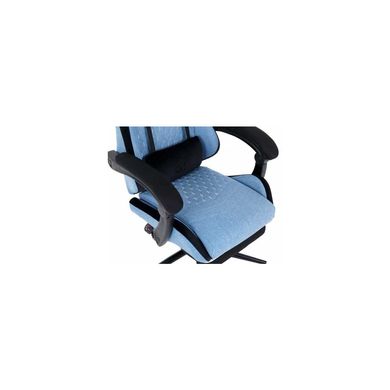 Крісло ігрове GT Racer X-2324 Light Blue/Black (X-2324 Fabric Light Blue/Black Suede)