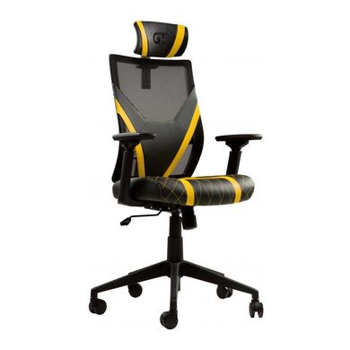 Крісло ігрове GT Racer X-6674 Black/Yellow