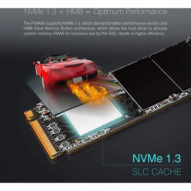 Накопичувач SSD M.2 2280 256GB Silicon Power (SP256GBP34A60M28)