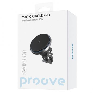 Кріплення для мобільного телефону Proove Magic Circle Pro 15W Black (WHMP15010001)