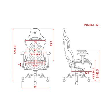 Крісло ігрове Razer Enki Quartz (RZ38-03720200-R3G1)
