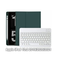 Чохол до планшета BeCover with Keyboard Apple iPad 10.2 2019/2020/2021 Dark Green (709676)