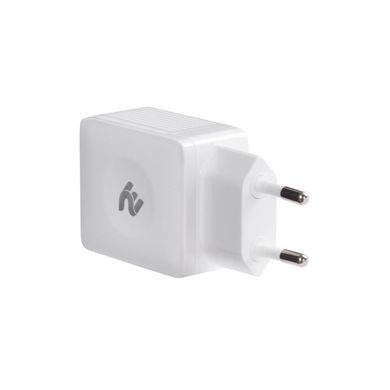 Зарядний пристрій 2E Wall for 2 USB - DC5.0V/4.2 A, white (2E-WC4USB-W)