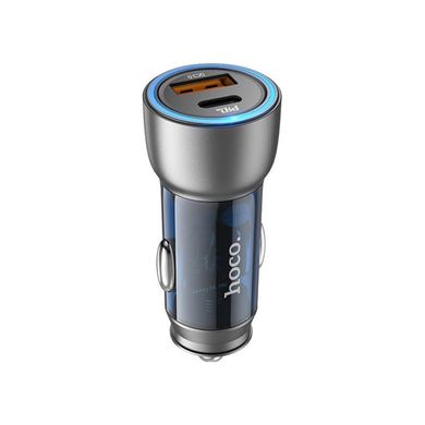 Зарядний пристрій HOCO NZ8 USB-A/Type-C Blue (6931474782717)