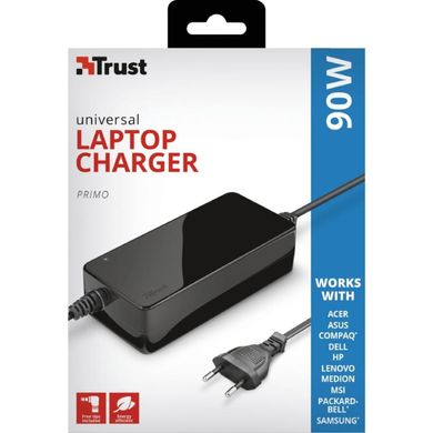 Блок живлення до ноутбуку Trust Primo 90W-19V Universal Laptop (22142_TRUST)