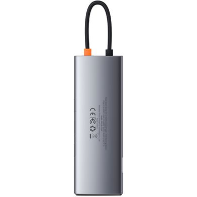 Концентратор Baseus USB3.1 Type-C to USB C(PD)100W/HDMI 4K 30Hz/VGA/USB3.2/RJ45/SD+TF,9in1 Grey (CAHUB-CU0G)