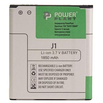 Акумуляторна батарея для телефону PowerPlant Samsung Galaxy J1 (EB-BJ100CBE) 1850mAh (SM170203)