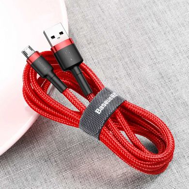 Дата кабель USB 2.0 AM to Micro 5P 2.0m 1.5A Red Baseus (CAMKLF-C09)
