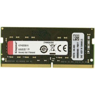 Модуль пам'яті для ноутбука SoDIMM DDR 4 16GB 3200 MHz Kingston (KCP432SS8/16)