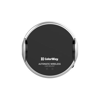 Універсальний автотримач ColorWay AutoSense Wireless Charger 2 15W Black (CW-CHAW036Q-BK)