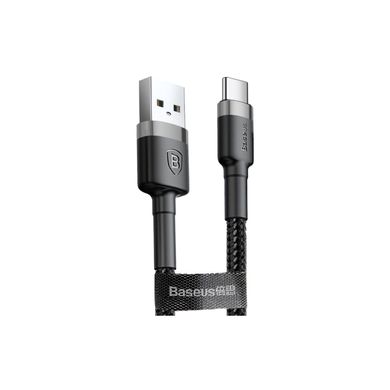 Дата кабель USB 2.0 AM to Micro 5P 3.0m 2A Gray-Black Baseus (CAMKLF-HG1)