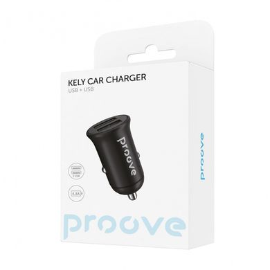 Автомобільний зарядний пристрій Proove Kely Car Charger 10W Black (ACKC10200001)