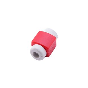 Тримач для кабелю Extradigital Cable Clips Savior for Aplle iPhone, захист від заломів, Red (KBC1738)