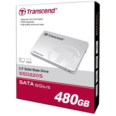 Накопичувач SSD 2.5" 480GB Transcend (TS480GSSD220S)