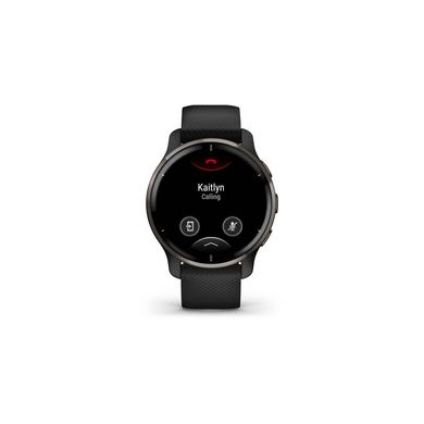 Смарт-годинник Garmin Venu 2 Plus, Black + Slate, GPS (010-02496-11)