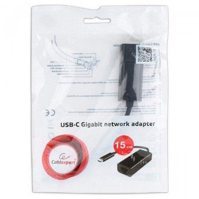Перехідник Type-C to Fast Ethernet Cablexpert (A-CM-LAN-01)
