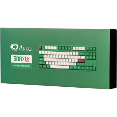 Клавіатура Akko 3087 Matcha Red Bean Cherry MX Red RU Green (A3087_MA_CR)