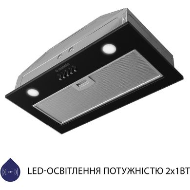 Витяжка кухонна Minola HBI 5262 BL GLASS 700 LED