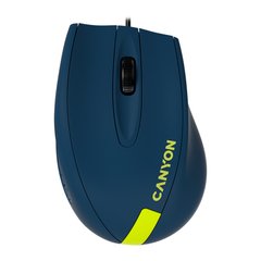 Мишка Canyon M-11 USB Blue/Yellow (CNE-CMS11BY)