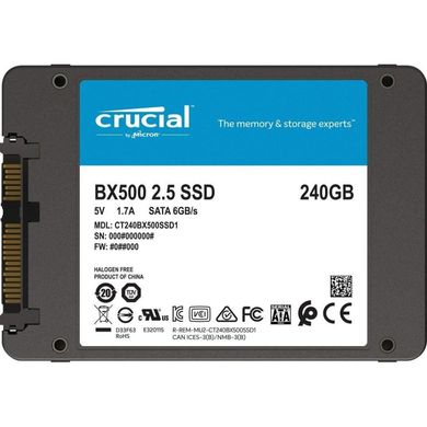 Накопичувач SSD 2.5" 240GB MICRON (CT240BX500SSD1)