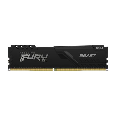Модуль пам'яті для комп'ютера DDR4 16GB 2666 MHz Fury Beast Black HyperX (Kingston Fury) (KF426C16BB1/16)