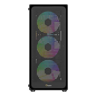 Корпус для ПК OCYPUS GAMMA C50 BK ARGB (GAMMA-C50-BKG400XX-GL)