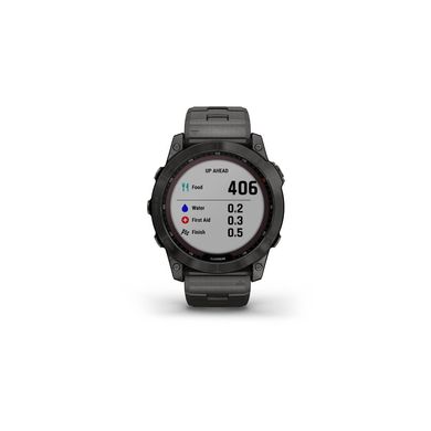 Смарт-годинник Garmin fenix 7X Sapph Sol Carbon Gray DLC Ti, GPS (010-02541-27)