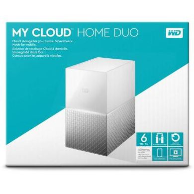 NAS 3.5" 6TB My Cloud Home Duo WD (WDBMUT0060JWT-EESN)