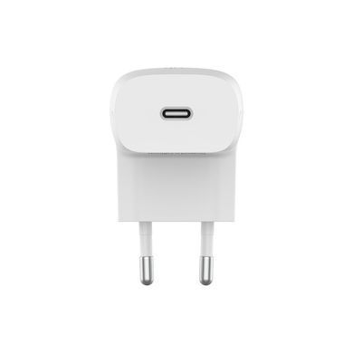 Зарядний пристрій Belkin 20W USB-C PD PPS white (WCA006VFWH)