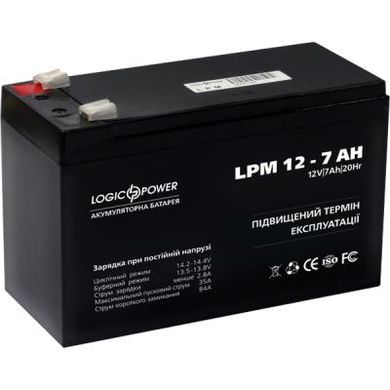 Батарея до ДБЖ LogicPower LPM 12В 7 Ач (3862)