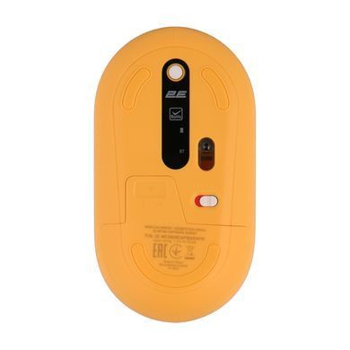 Мишка 2E MF300 CAPYBARASUNSET Silent Wireless/Bluetooth Yellow (2E-MF300WCAPIBARAYW)