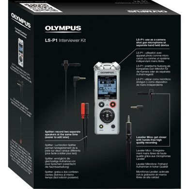 Цифровий диктофон OLYMPUS LS-P1 Interviewer Kit (V414141SE040)