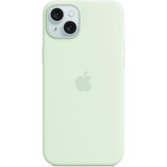 Чохол до мобільного телефона Apple iPhone 15 Plus Silicone Case with MagSafe - Soft Mint,Model A3124 (MWNG3ZM/A)