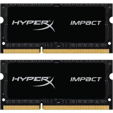 Модуль пам'яті для ноутбука SoDIMM DDR3L 8GB (2x4GB) 1600 MHz HyperX Impact Kingston (HX316LS9IBK2/8)