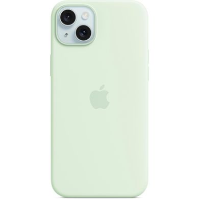 Чохол до мобільного телефона Apple iPhone 15 Plus Silicone Case with MagSafe - Soft Mint,Model A3124 (MWNG3ZM/A)