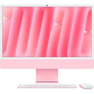 Комп'ютер Apple 24" iMac Retina 4.5K Model A3137 / Apple M4 (10-c/CPU, 10-c/GPU), 16, 512, Pink (MWV53UA/A)
