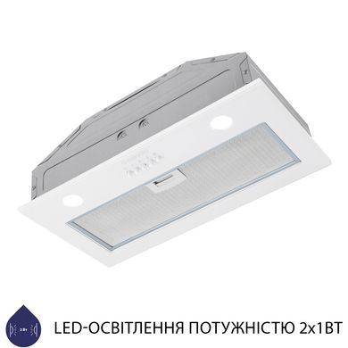 Витяжка кухонна Minola HBI 52621 WH GLASS 700 LED