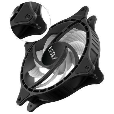 Кулер до корпусу PcСooler FX 120 ARGB BK 3in1