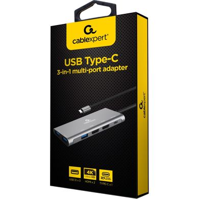 Концентратор Choetech USB-C 3-in-1 (A-CM-COMBO3-03)