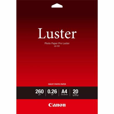 Папір Canon A4 Luster LU-101 20л (6211B006)