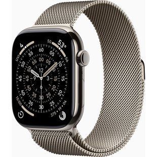 Смарт-годинник Apple Watch Series 11&nbsp;GPS + Cellular 46mm&nbsp;Natural Titanium Case with Natural Milanese Loop - M/L (MFD04RK/A)