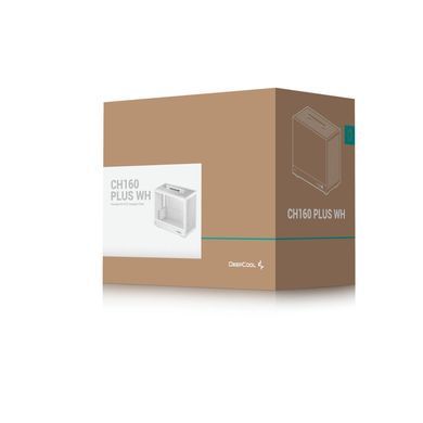 Корпус для ПК Deepcool CH160 Plus White (R-CH160-WHNGM0-G)