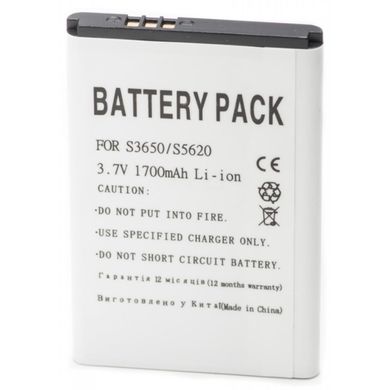 Акумуляторна батарея для телефону PowerPlant Samsung S3650, S5620, | AB463651BEC, AB463651BU | (DV00DV6077)