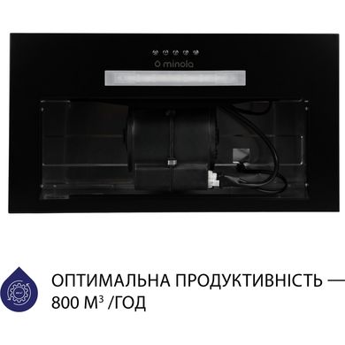 Витяжка кухонна Minola HBI 5323 BL 800 LED