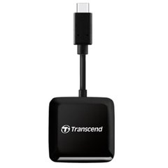Зчитувач флеш-карт Transcend USB 3.2 Gen 1 Type-C SD/microSD Black (TS-RDC3)