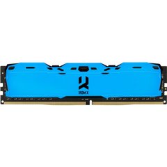 Модуль пам'яті для комп'ютера DDR4 8GB 3200 MHz IRDM X Blue Goodram (IR-XB3200D464L16SA/8G)