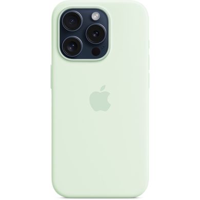 Чохол до мобільного телефона Apple iPhone 15 Pro Silicone Case with MagSafe - Soft Mint,Model A3125 (MWNL3ZM/A)