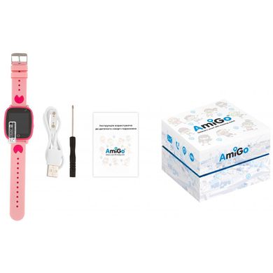 Смарт-годинник AmiGo GO001 iP67 Pink