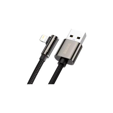 Дата кабель USB 2.0 AM to Lightning 2.0m CALCS 2.4A 90 Legend Series Elbow Black Baseus (CALCS-A01)